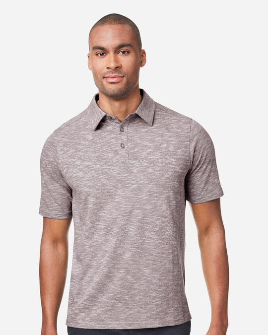 North End NE115 - Polo jacquard Eclipse para hombre