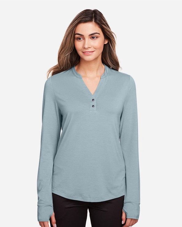 North End NE400W - Women's JAQ Snap-Up Stretch Performance Pullover