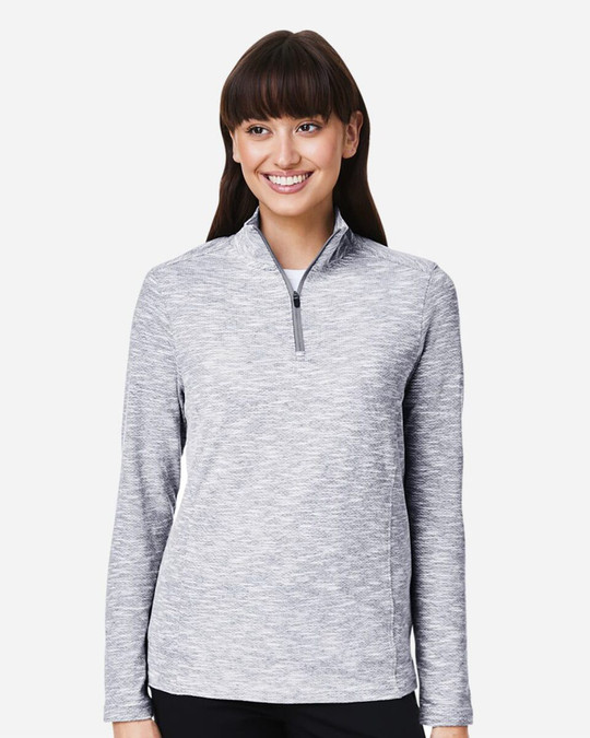 North End NE415W - Jersey con cremallera Eclipse Jacquard para mujer