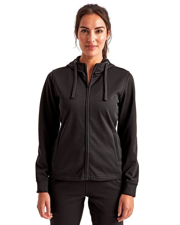 TriDri TD498 - Sudadera con capucha y cremallera completa Spun Dyed para mujer