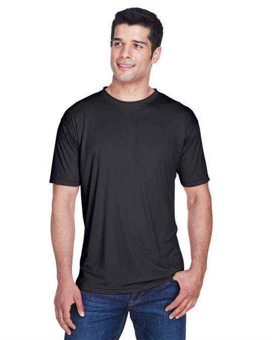 UltraClub 8420 - Camiseta de hombre Cool &amp; Dry Sport Performance Interlock