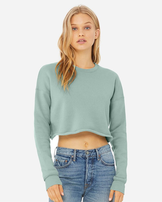Bella+Canvas 7503 - Women's Crop Crew Fleece