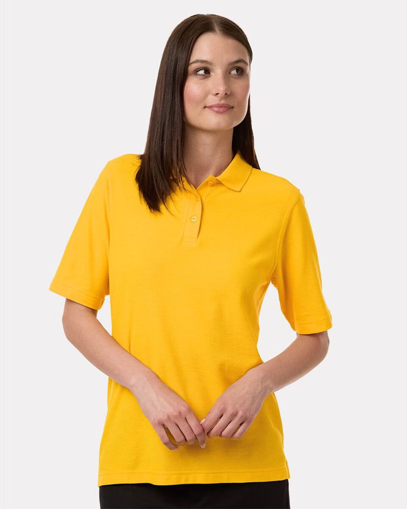 Harriton M105W - Women's Maverick CVC Pique Polo