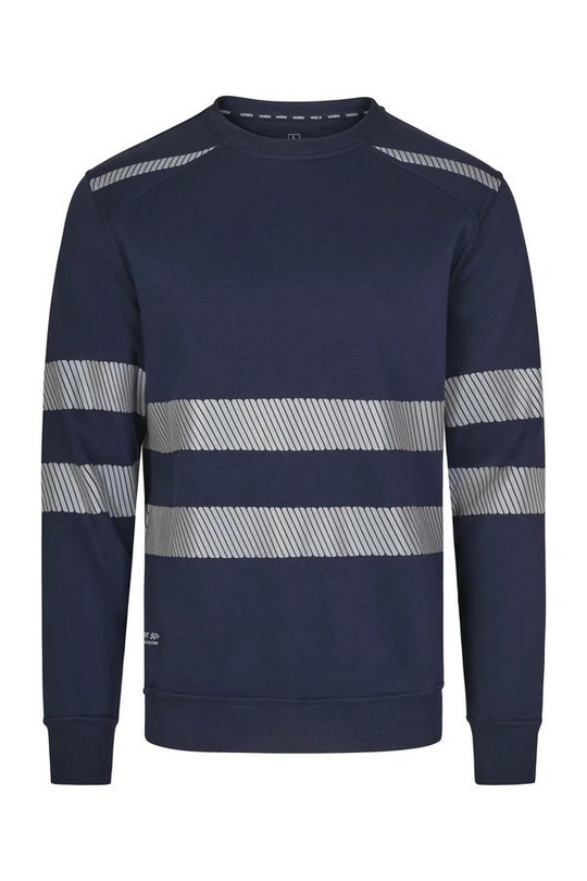 Velilla 355701 - Round neck sweatshirt with segmented  tape