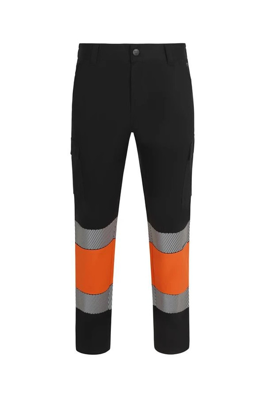 Velilla F303033 - Two-tone recycled trousers with lining and segmented tape