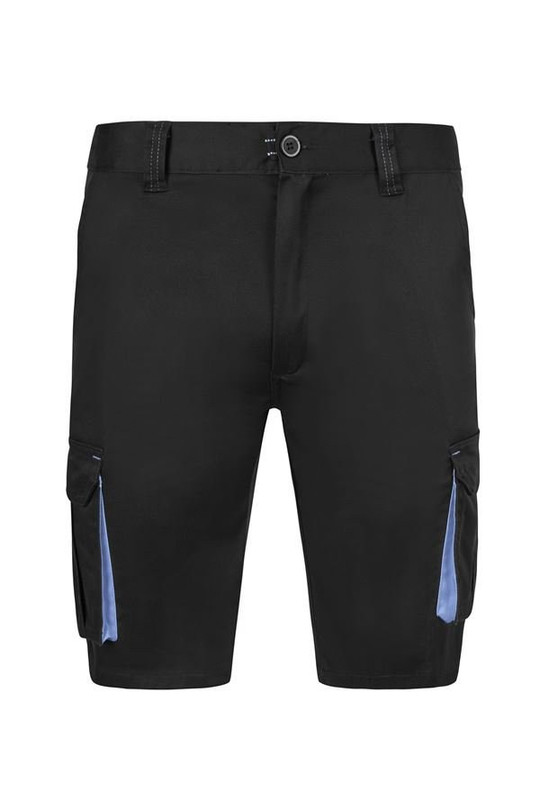 Velilla 103034S - Two-Tone Multi-Pocket Stretch Bermuda Shorts