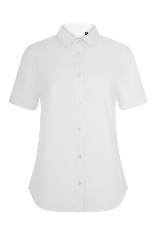 Velilla 405025S - Women's Short Sleeve Stretch Oxford Shirt