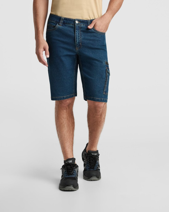 Roly BE6703 - NIVUS Multi-pocket denim shorts
