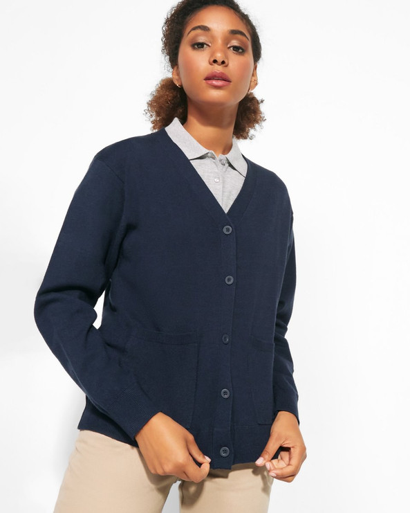 Roly CG8406 - EXPLORER WOMAN Women’s cardigan with front button fastening