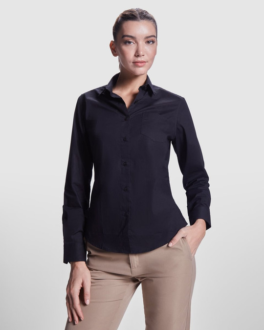 Roly CM5505 - MOSCU WOMAN Fitted women's long-sleeved shirt