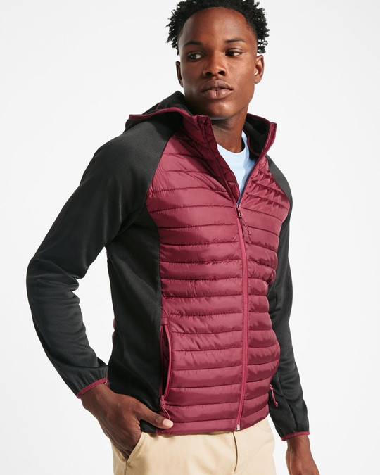Roly CQ1120 - MINSK Raglan sleeve jacket and hood combined with two fabrics