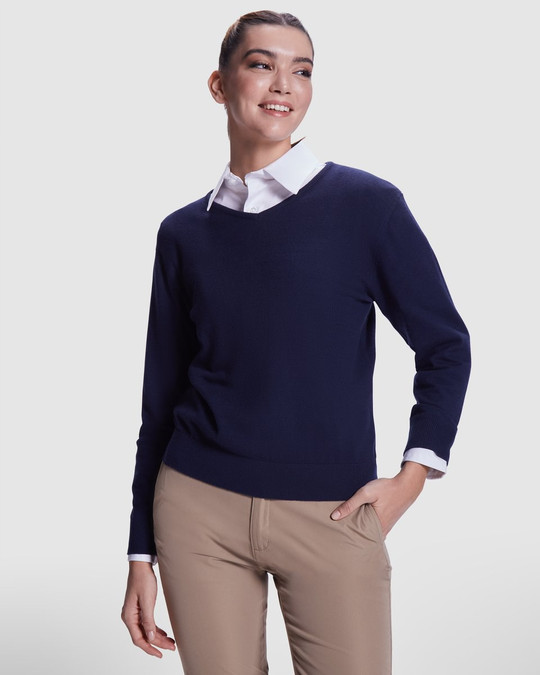 Roly JE8418 - HILUX WOMAN Damenpullover mit V-Ausschnitt