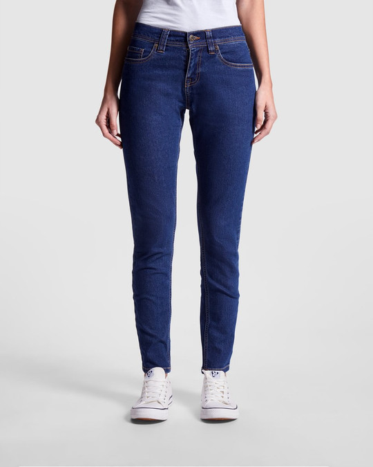 Roly PA8416 - BROCK WOMAN Women's regular fit jeans with a mid-rise waist