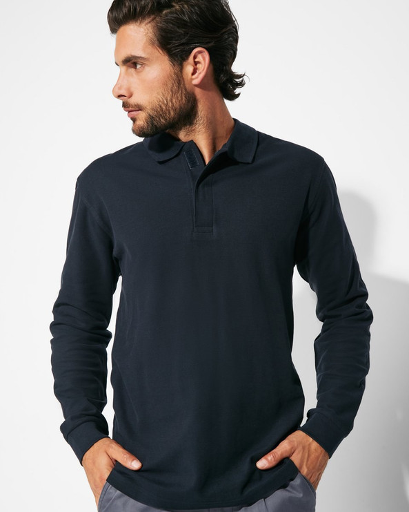 Roly PO8404 - ROVER L/S Langärmeliges Piqué-Poloshirt