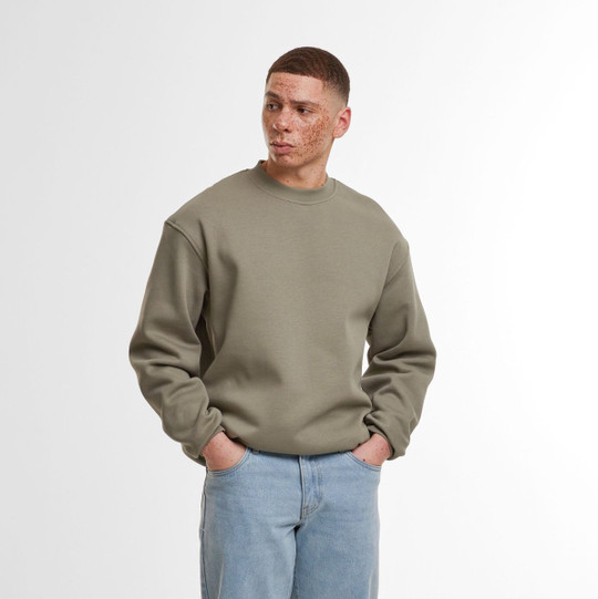 Build Your Brand BY409 - Weites Sweatshirt mit Rundhalsausschnitt