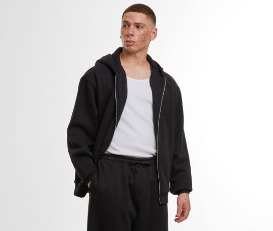 Build Your Brand BY443 - Offener Reißverschluss-Hoodie