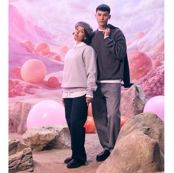 AWDIS JH113 - Dicker Rundhalsausschnitt-Sweatshirt