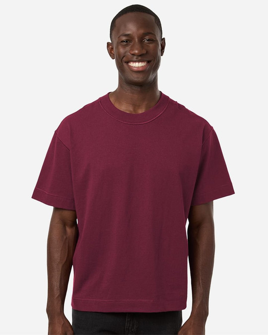 American Apparel 13ML0 - Camiseta Unisex de Algodón Pesado de Longitud Media