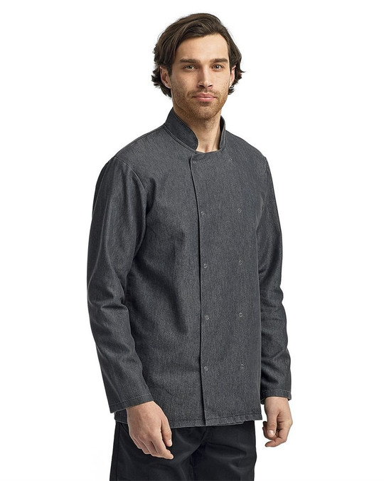 Artisan Collection by Reprime RP660 - Chaqueta de chef de mezclilla unisex