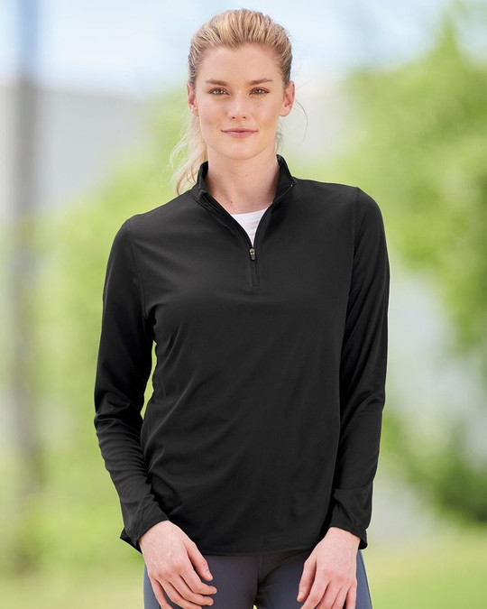 Augusta Sportswear 2787 - Pulóver de rendimiento con cremallera de un cuarto Attain Color Secure® para mujer