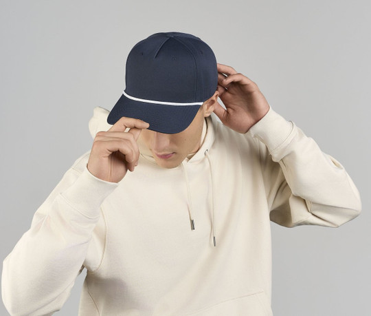 ATLANTIS AT314 - 5-panel cap with contrasting piping
