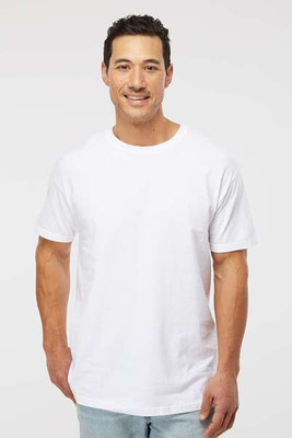 M & O Knits 5500 T-SHIRT FILÉ à LANNEAU