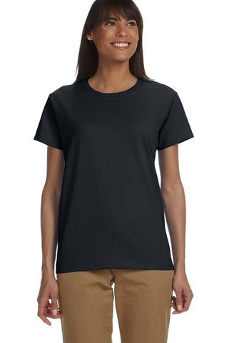 Gildan 2000L - Comfort Fit Ladies T-Shirt with Seamless Collar and Double-Needle Stitching