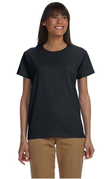 Gildan 2000L - Comfort Fit Ladies T-Shirt with Seamless Collar and Double-Needle Stitching