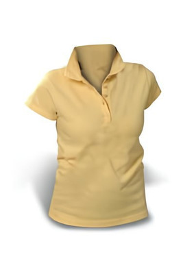 M & O Knits 7600 POLO SPORT POUR DAMES FILÉ À L'ANNEAU