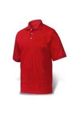 M & O Knits 7002 POLO À M/C PIQUÉ, PEIGNÉ ET FILÉ À LANNEAU