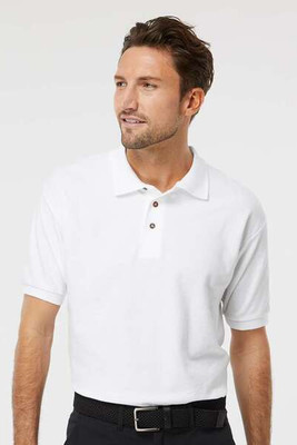M & O Knits 7002 S/S COMBED RING SPUN PIQUÉ POLO