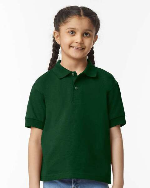 Gildan 8800B - YOUTH S/S JERSEY POLO JUNIOR 6 oz