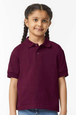 Gildan 8800B - YOUTH S/S JERSEY POLO JUNIOR 6 oz.
