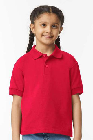 Gildan 8800B - YOUTH S/S JERSEY POLO JUNIOR 6 oz