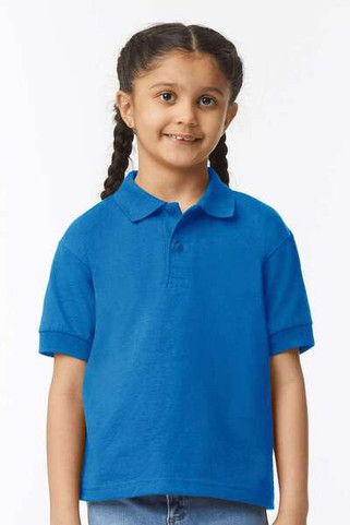 Gildan 8800B - YOUTH S/S JERSEY POLO JUNIOR 6 oz