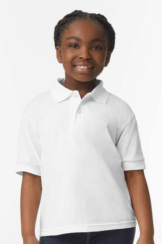 Gildan 8800B - YOUTH S/S JERSEY POLO JUNIOR 6 oz