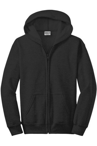Gildan 18600B - FULL ZIP HOODED SWEATSHIRT 8 oz