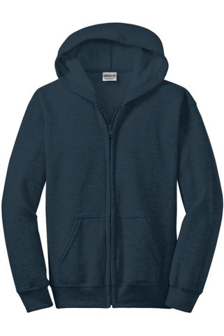Gildan 18600B - FULL ZIP HOODED SWEATSHIRT 8 oz