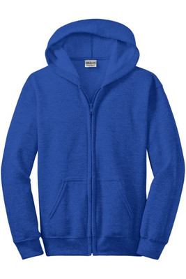 Gildan 18600B - Chandail à capuche avec fermeture éclair complète 13,5 oz
