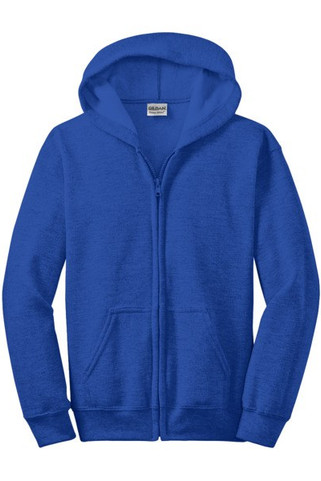 Gildan 18600B - Chandail à capuche avec fermeture éclair complète 13,5 oz