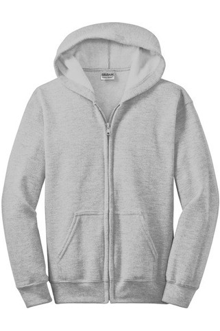 Gildan 18600B - Chandail à capuche avec fermeture éclair complète 13,5 oz