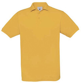 B&C CGSAFE - Classic Cotton Polo Shirt with Ribbed Collar