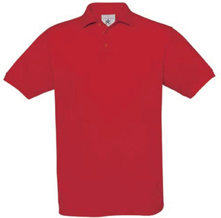 B&C CGSAFE - Classic Cotton Polo Shirt with Ribbed Collar