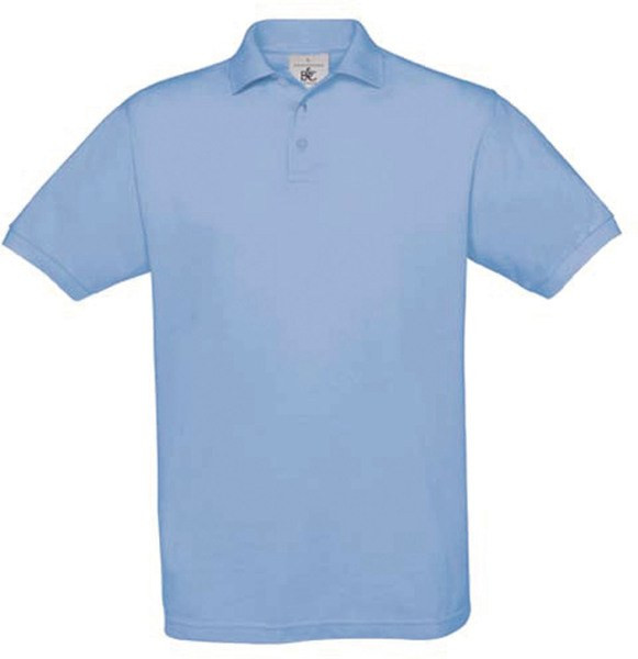 B&C CGSAFE - Classic Cotton Polo Shirt with Ribbed Collar