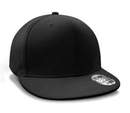 Beechfield B665 - Stylish Flat Peak Cotton-Blend Rapper Cap