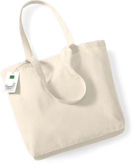 Westford mill W180 - Eco-Friendly Organic Cotton Shopper Tote Bag