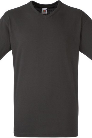Fruit of the Loom SC22V - T-skjorte for menn i bomull med V-hals
