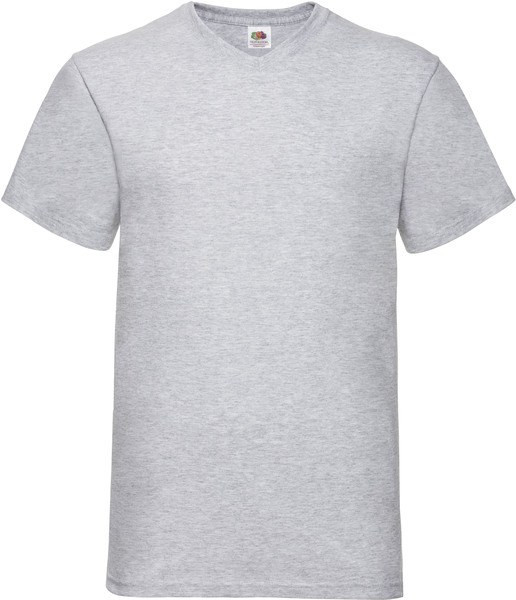Fruit of the Loom SC22V - T-shirt til mænd i bomuld med V-hals