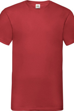 Fruit of the Loom SC22V - T-Shirt Homme Col V Coton