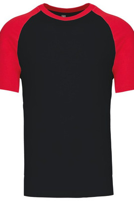 Kariban K330 - Base Ball Tofarvet kortærmet T-shirt